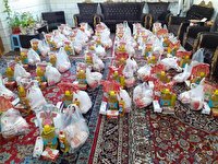 اهدای ۱۰۰ بسته معیشتی در میاندواب