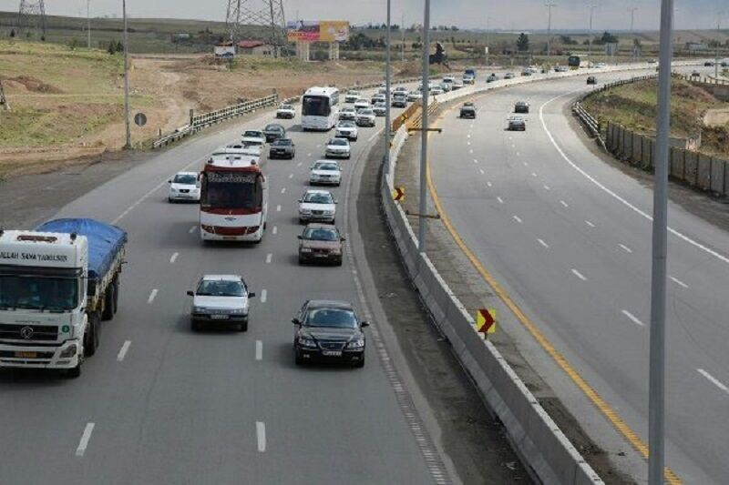 افزایش ۶۵ درصدی تردد خودروها در جاده های آذربایجان شرقی
