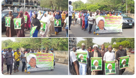 تظاهرات در نیجریه برای آزادی علامه شیخ ابراهیم الزکزاکی