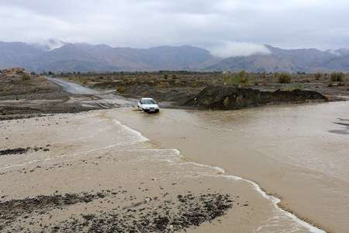 بارش باران و سیلاب در مناطق از هرمزگان