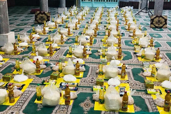توزیع  بسته‌های معیشتی به همت هیات رزمندگان اسلام در یزد