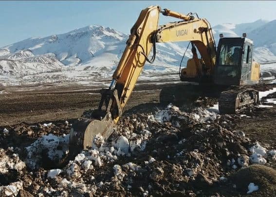 احداث خط انتقال آب شرب روستای حصار