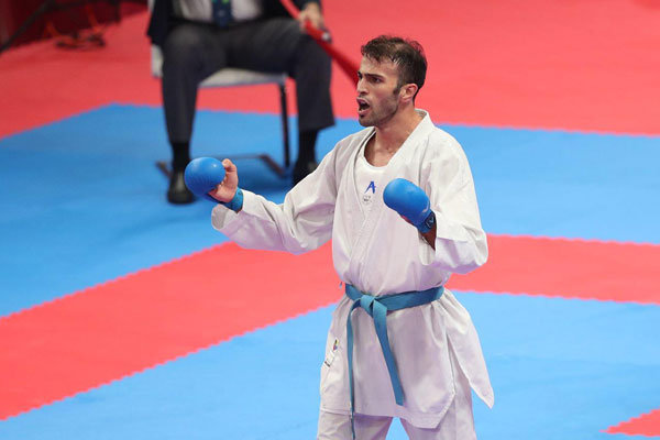 صعود بهمن عسگری به فینال رقابت‌های کاراته وان لیسبون