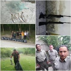 دستگیری متخلفان شکار و صید در مازندران