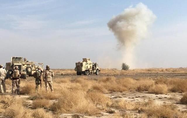 انهدام دو مخفیگاه تروریست‌های داعش در جنوب موصل