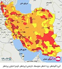 اعلام تازه ترین رنگ‌بندی کرونایی شهر‌های خوزستان