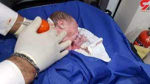 تولد نوزاد عجول مهابادی در داخل آمبولانس