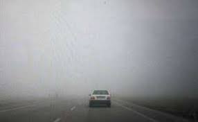 بارانی و مه آلود بودن  برخی جاده‌های خراسان رضوی