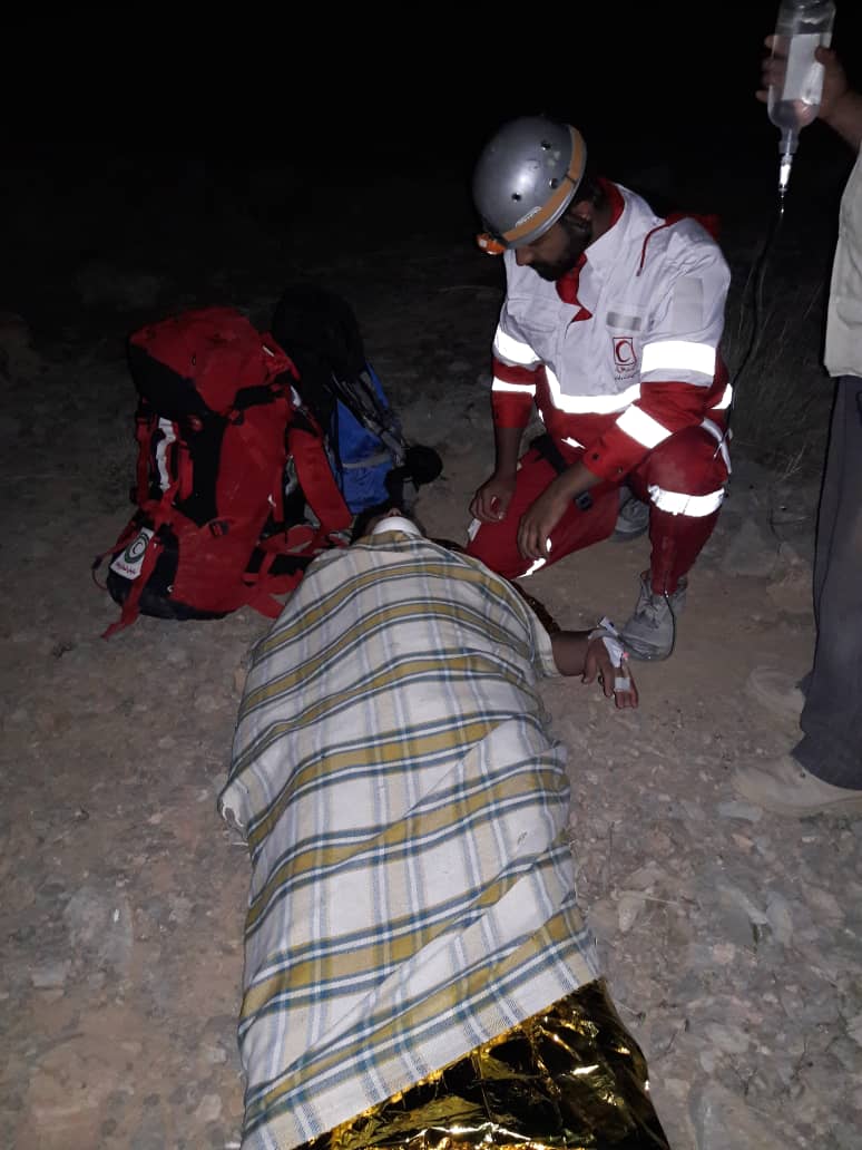 نجات پنج کوهنورد سرگردان در منطقه کوهستانی شال سفید