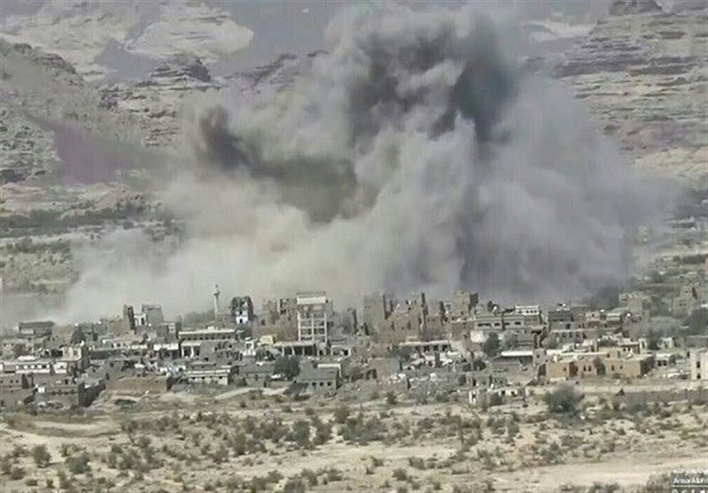 حملات توپخانه ای عربستان به یمن
