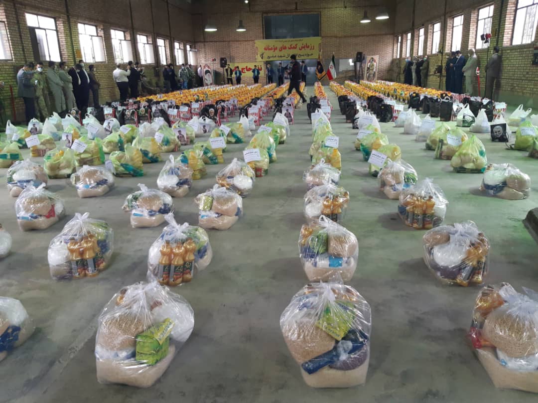 توزیع ۵۰۰ بسته کمک معیشتی بین نیازمندان حاشیه شهر مشهد