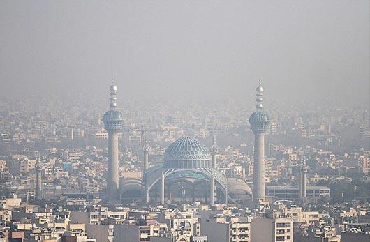 هوای اصفهان در برخی مناطق ناسالم