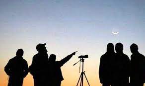 رصد هلال ماه شوال در چهار منطقه استان یزد