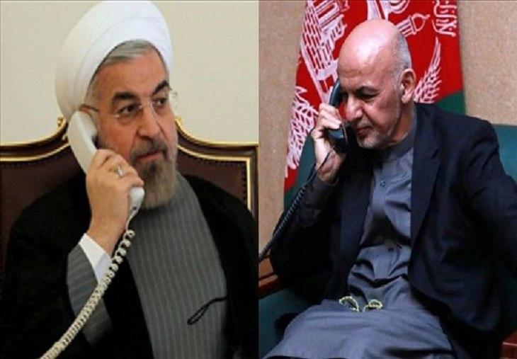 گفتگوی تلفنی رؤسای جمهور ایران و افغانستان