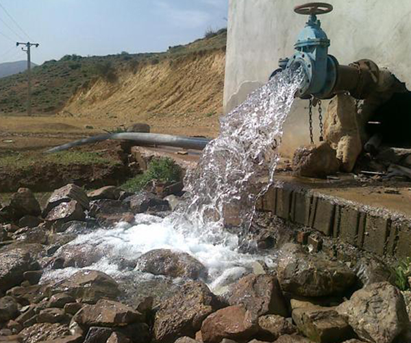 بهره برداری از طرح آبرسانی به ۵ روستای کوار