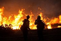 آتش سوزی در جنگل‌های جنوب کالیفرنیا