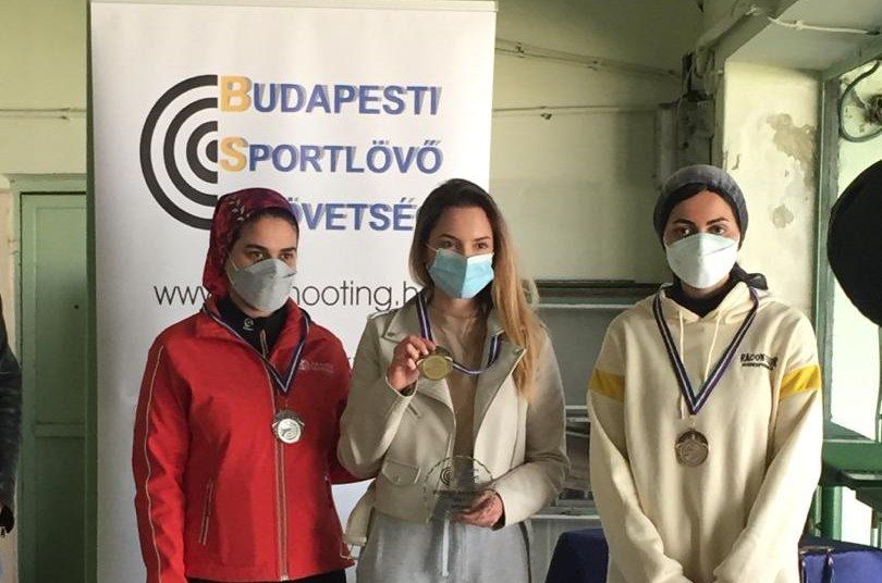 افتخار آفرینی بانوی المپیکی خراسان جنوبی در مسابقات تیراندازی مجارستان