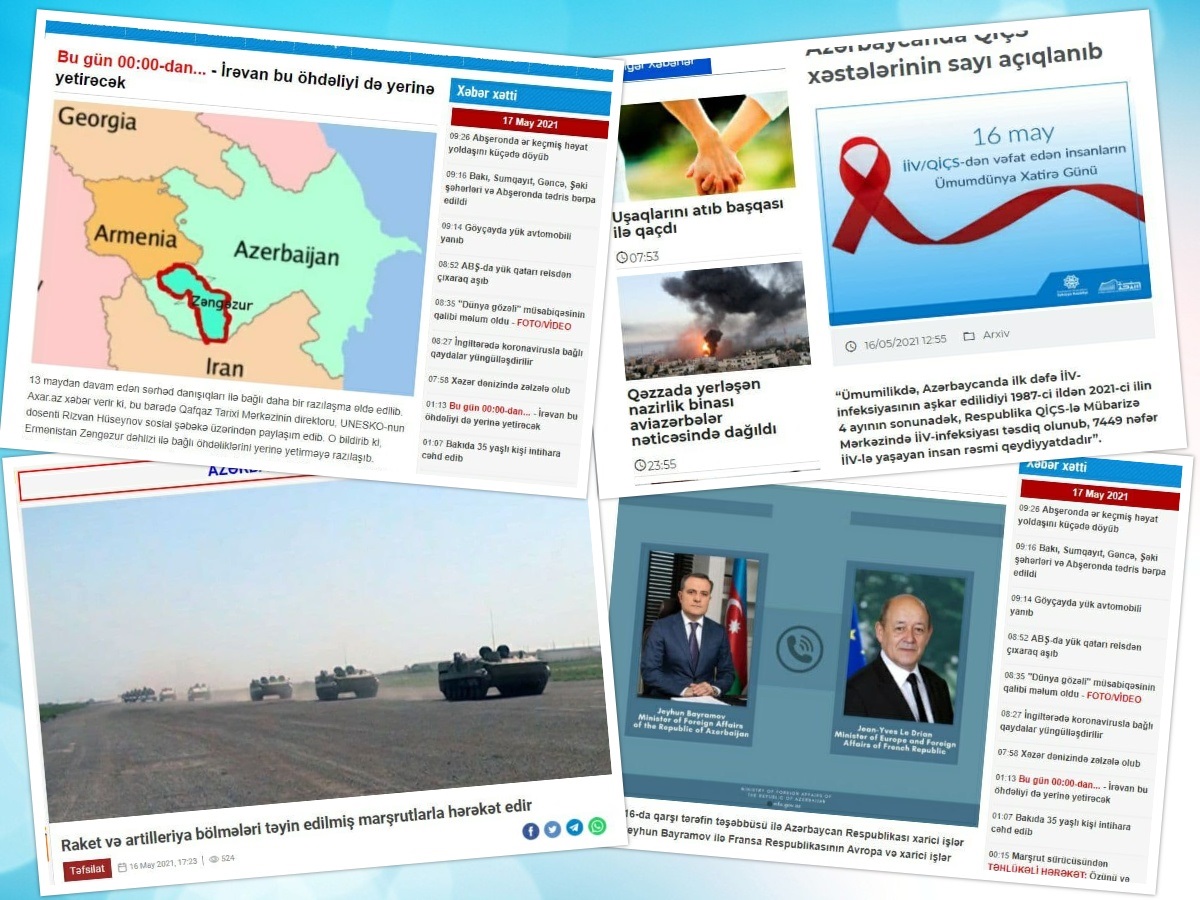 مهمترین عناوین امروز روزنامه های جمهوری اذربایجان