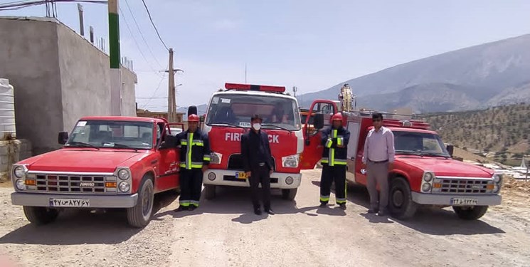 اختصاص ۲ خودروی آتش نشانی به شهرداری قلعه رئیسی