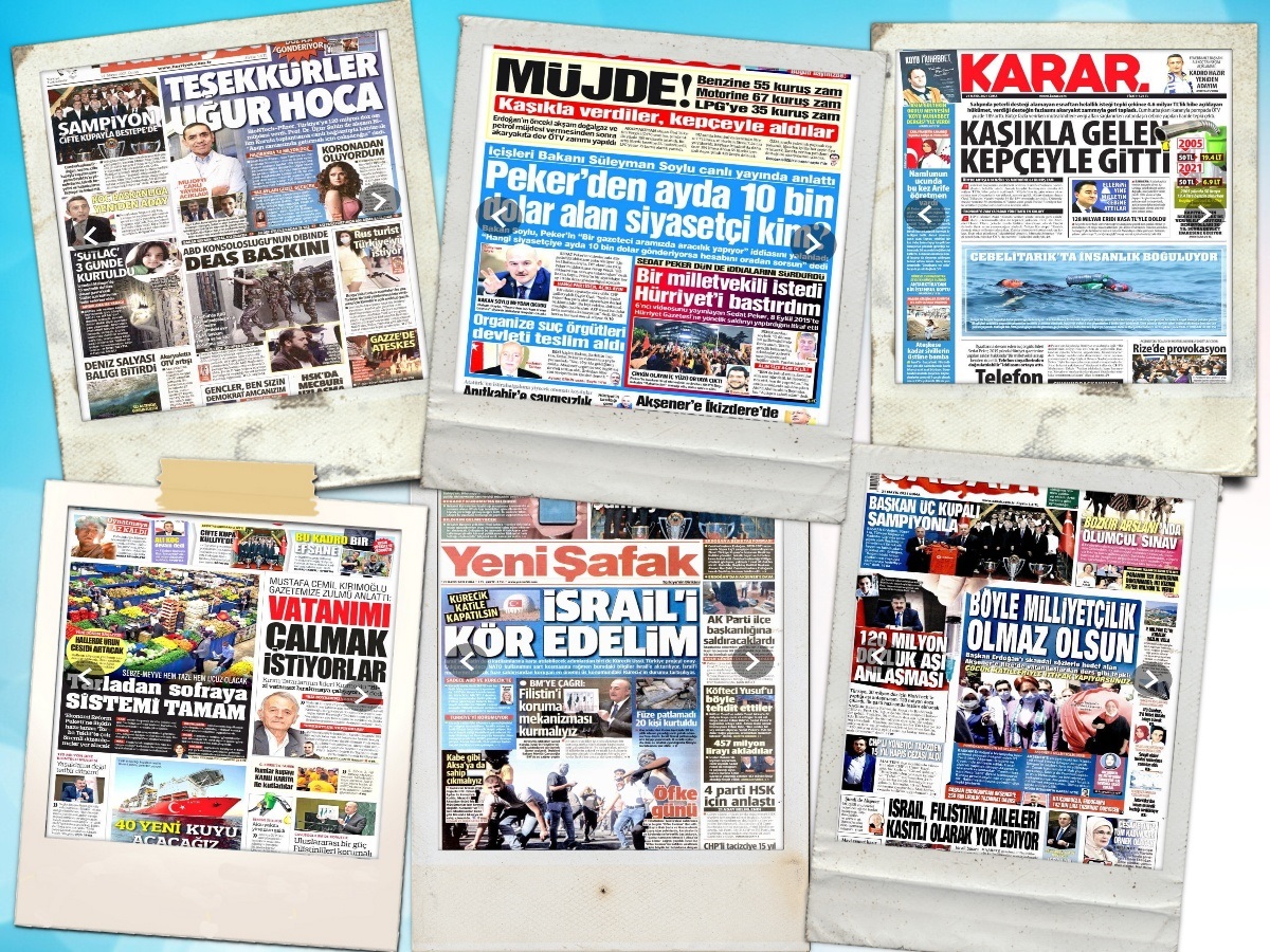 مهمترین عناوین روزنامه های امروز ترکیه