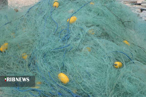 کشف 10  هزار متر تور ماهی‌گیری در سد آزاد سنندج