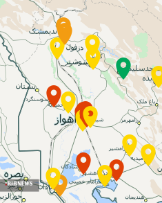 امروز هوای چهار شهر خوزستان ناسالم است