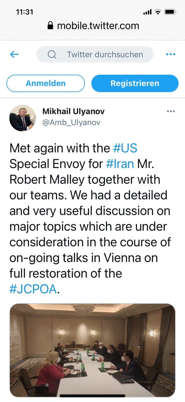 رایزنی روسای هیات‌های آمریکا و روسیه در وین