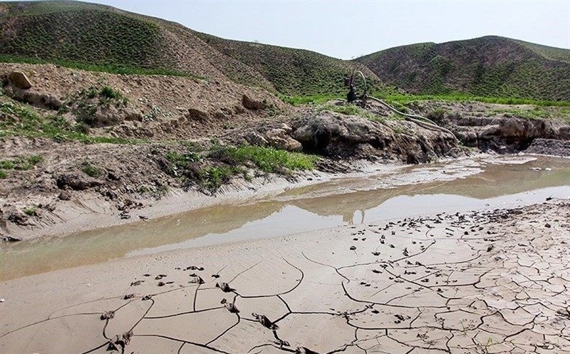 کاهش آب های سطحی ارمغان خشکسالی در کرمانشاه