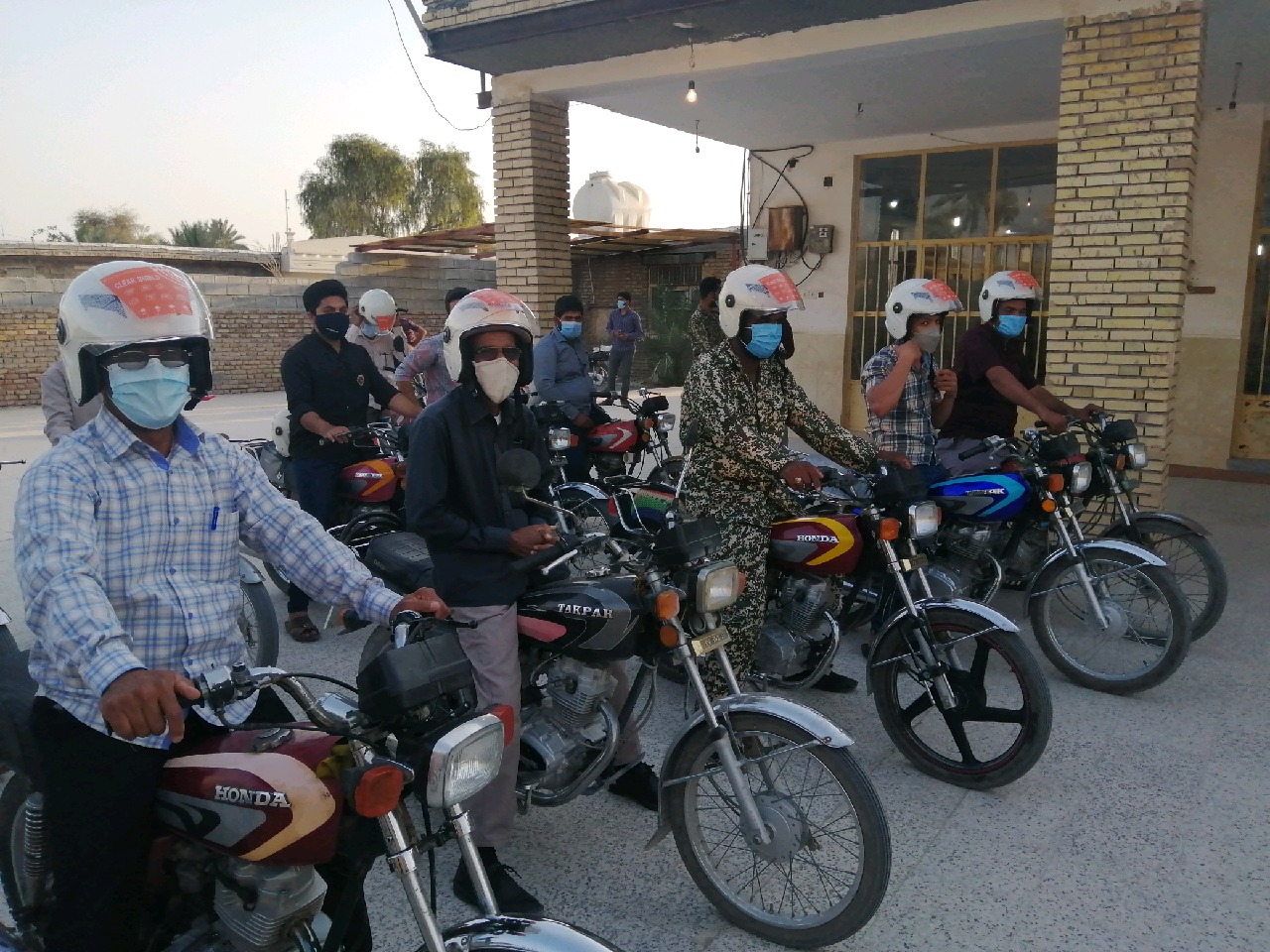 دوره آموزشی موتورسیکلت داران در میناب