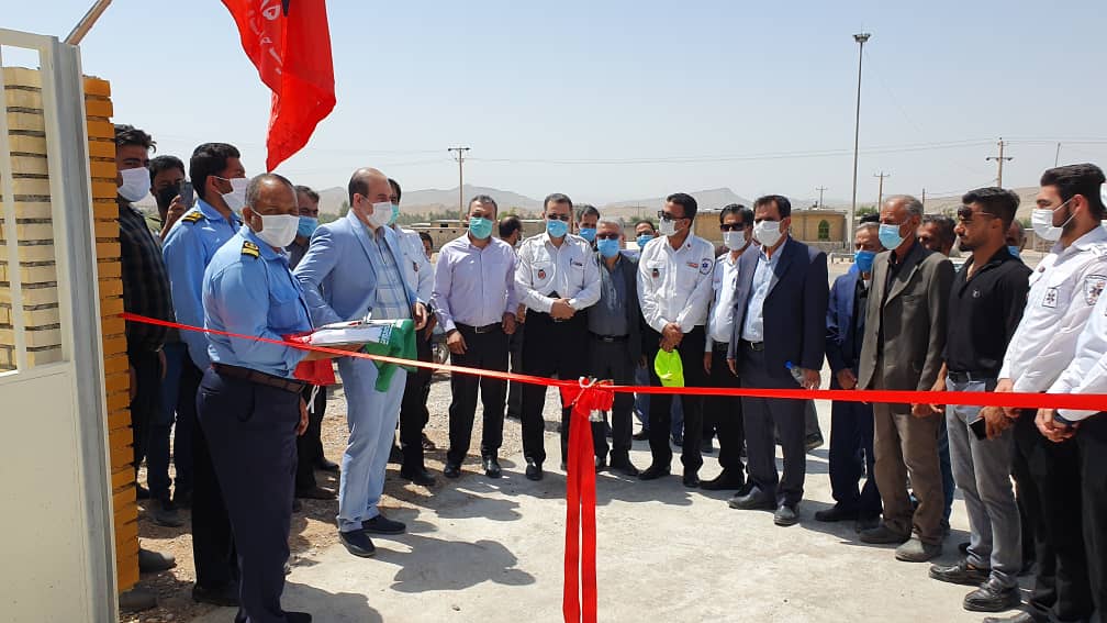افتتاح پایگاه اورژانس ۱۱۵ در قیر و کارزین