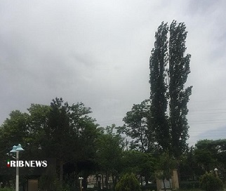 فعالیت سامانه ی بارشی در زنجان