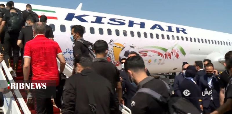 پرواز ملی پوشان ایران از کیش به منامه بحرین