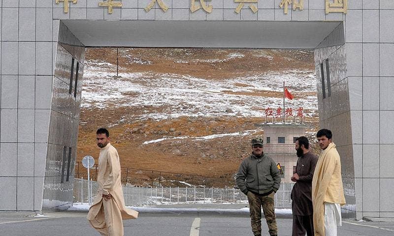 بازگشایی گذرگاه مرزی میان پاکستان و چین