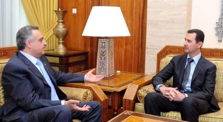 دیدار رئیس حزب دموکراتیک لبنان با بشار اسد
