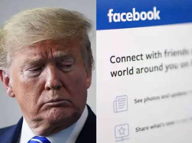 تعلیق حساب کاربری فیس بوک ترامپ