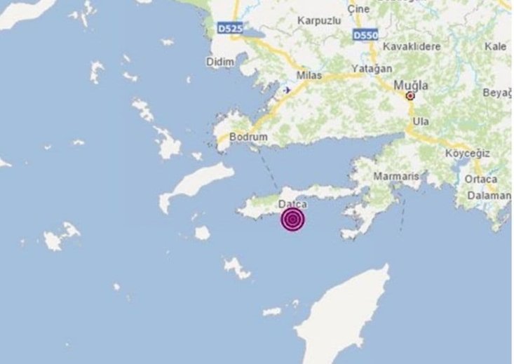 وقوع زلزله در جنوب غرب ترکیه