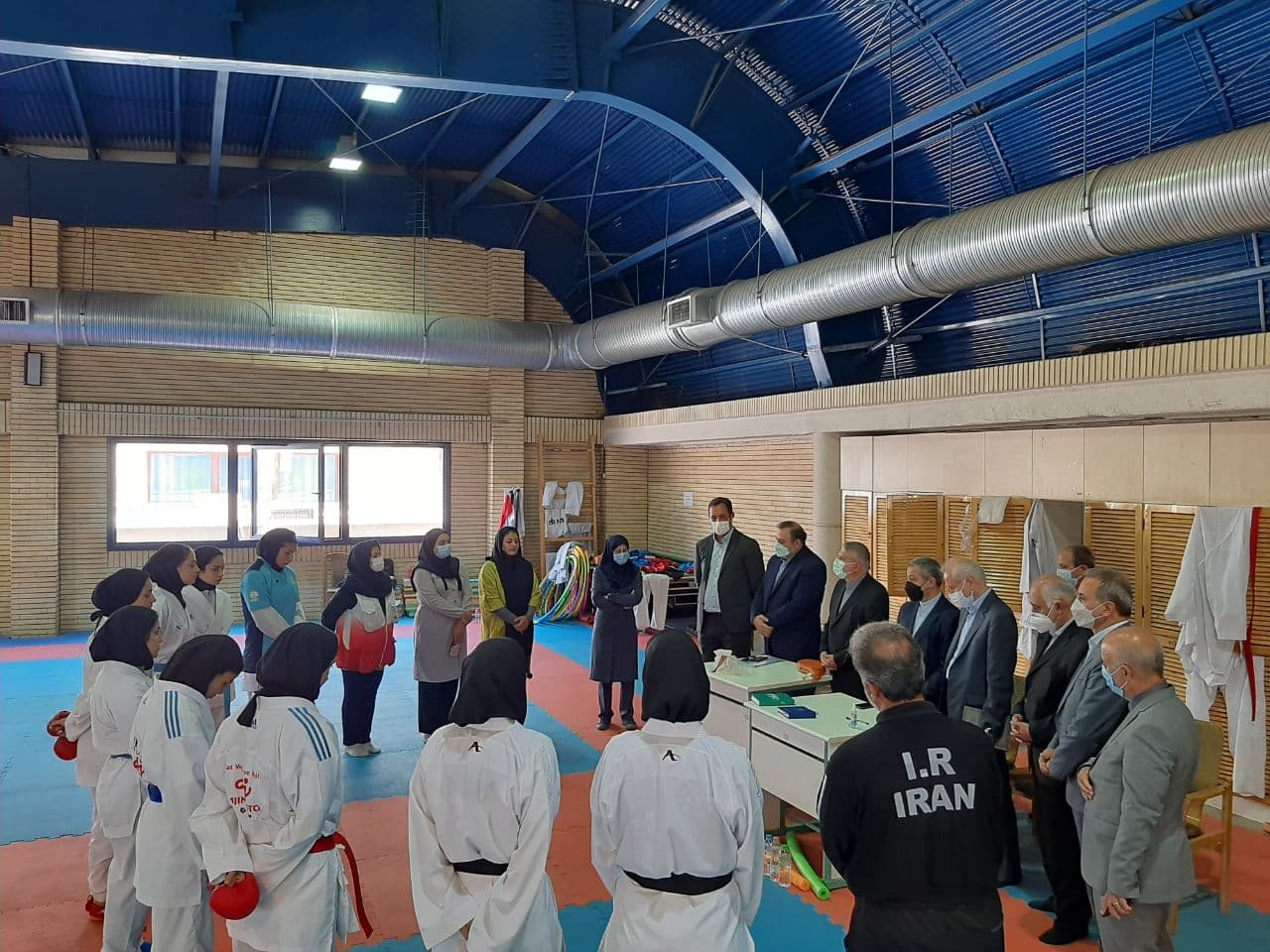 بازدید رییس کمیته ملی المپیک از اردوی کاراته کا‌ها