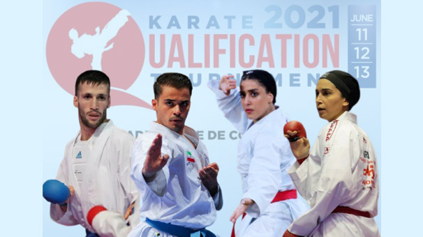 رقابت ۴ کاراته کای ایرانی برای المپیکی شدن