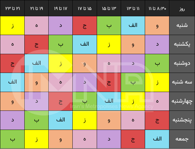 برنامه قطعی برق اصفهان در هفته اول خرداد ۱۴۰۰