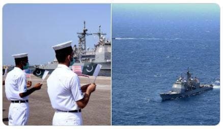 رزمایش دریایی مشترک پاکستان و آمریکا