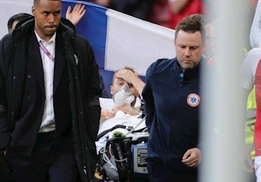 واکنش‌ها به مصدومیت فوتبالیست دانمارکی