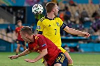 فوتبال اروپا؛ توقف اسپانیا در خانه، شکست لهستان با لواندوفسکی