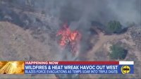 گرما و آتش سوزی غرب آمریکا را در بر گرفته است