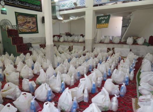 توزیع ۲۳۰ بسته معیشتی در مهریز