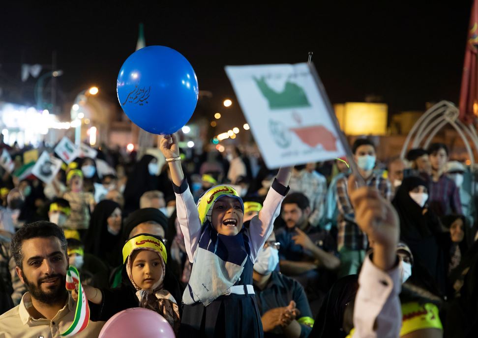 جشن حماسه حضور ملت در انتخابات ۲۸ خردادماه