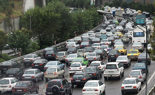 ترافیک سنگین در معابر پایتخت