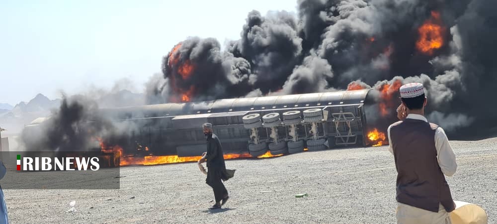 آتش سوزی در گمرک ابونصر فراهی افغانستان