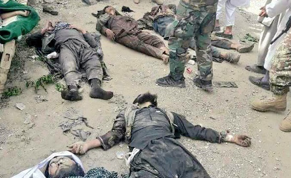 ۲۰ جنگجوی طالبان در حصارک ننگرهار کشته شدند