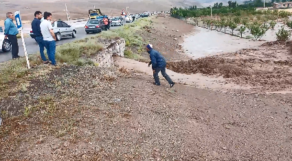 خسارت سیل و تگرگ به ۱۰ روستای شهرستان اهر