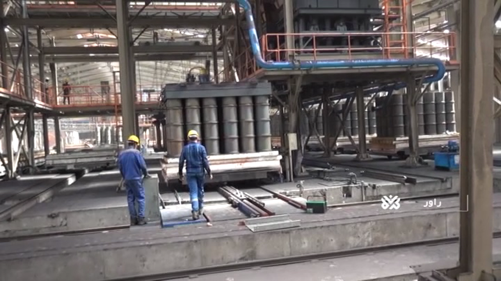 افتتاح خط دوم آهن اسفنجی کارخانه بریکت سازی راور